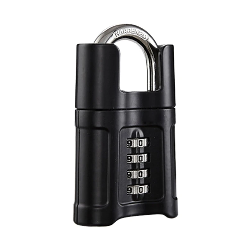 4 Digit Combination Lock Heavy Duty Security Padlock Waterproof Safely Code Lock for Locker, Fence, Case, Shed Durable
