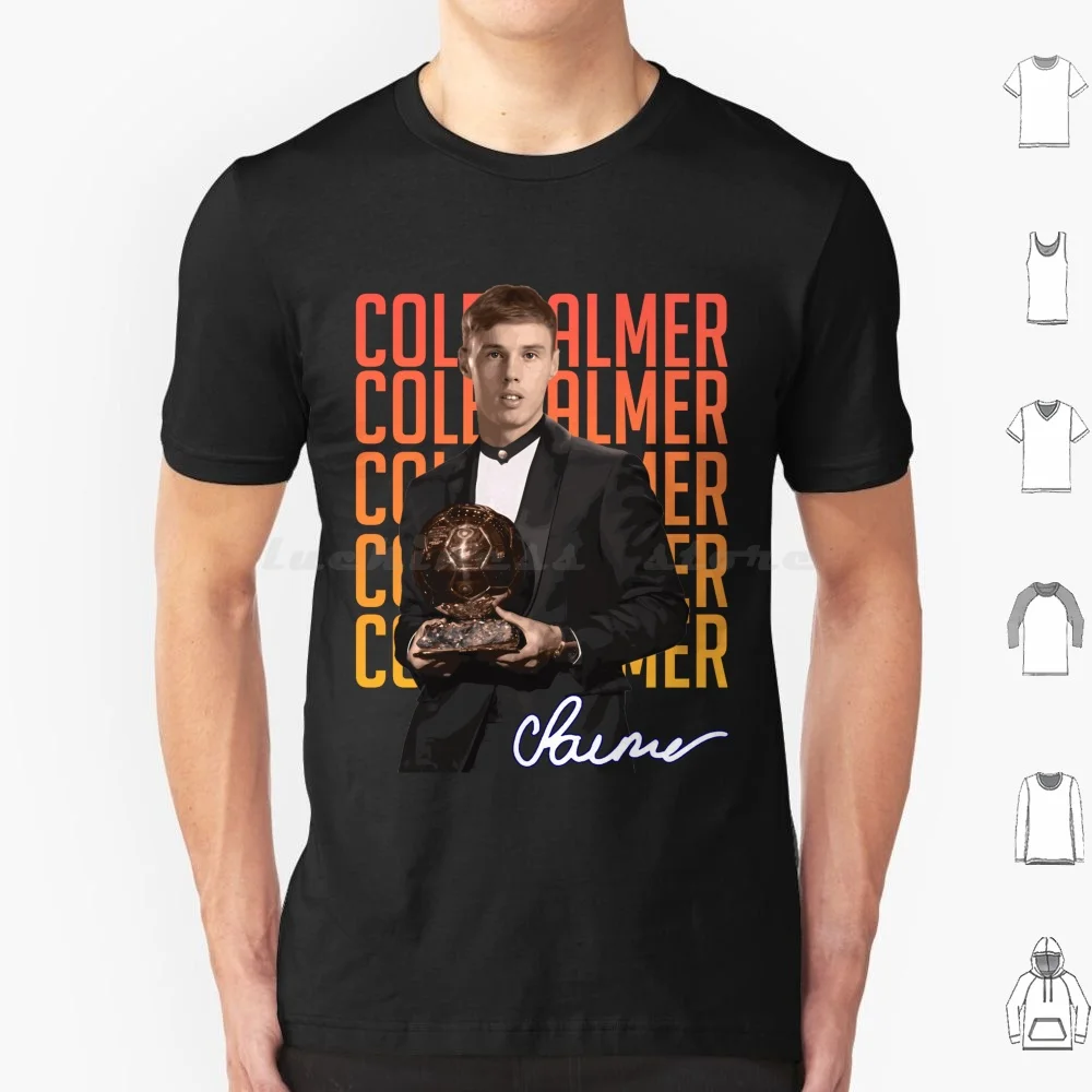 Cole Palmer Ballon Dor T Shirt Big Size 100% Cotton Cole Palmer Football Soccer England Palmer London Cole Goal Football Player