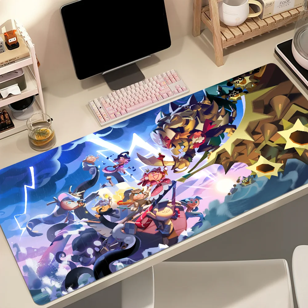 C-Cookie Run K-Kingdom Mouse Pad Non-slip Thickened MousePad Student Gaming Cushion Large Writing Lockedge Office