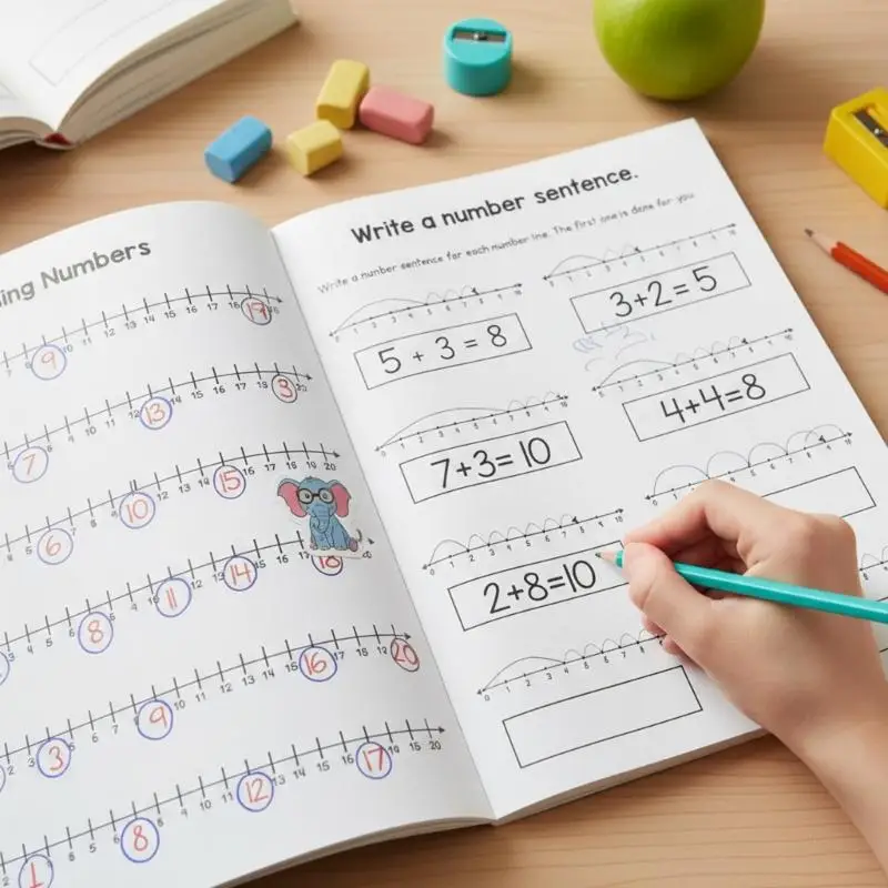 

Рабочая тетрадь для изучения математики с несколькими приложениями. Печатные координатные сетки для демонстраций в классе и