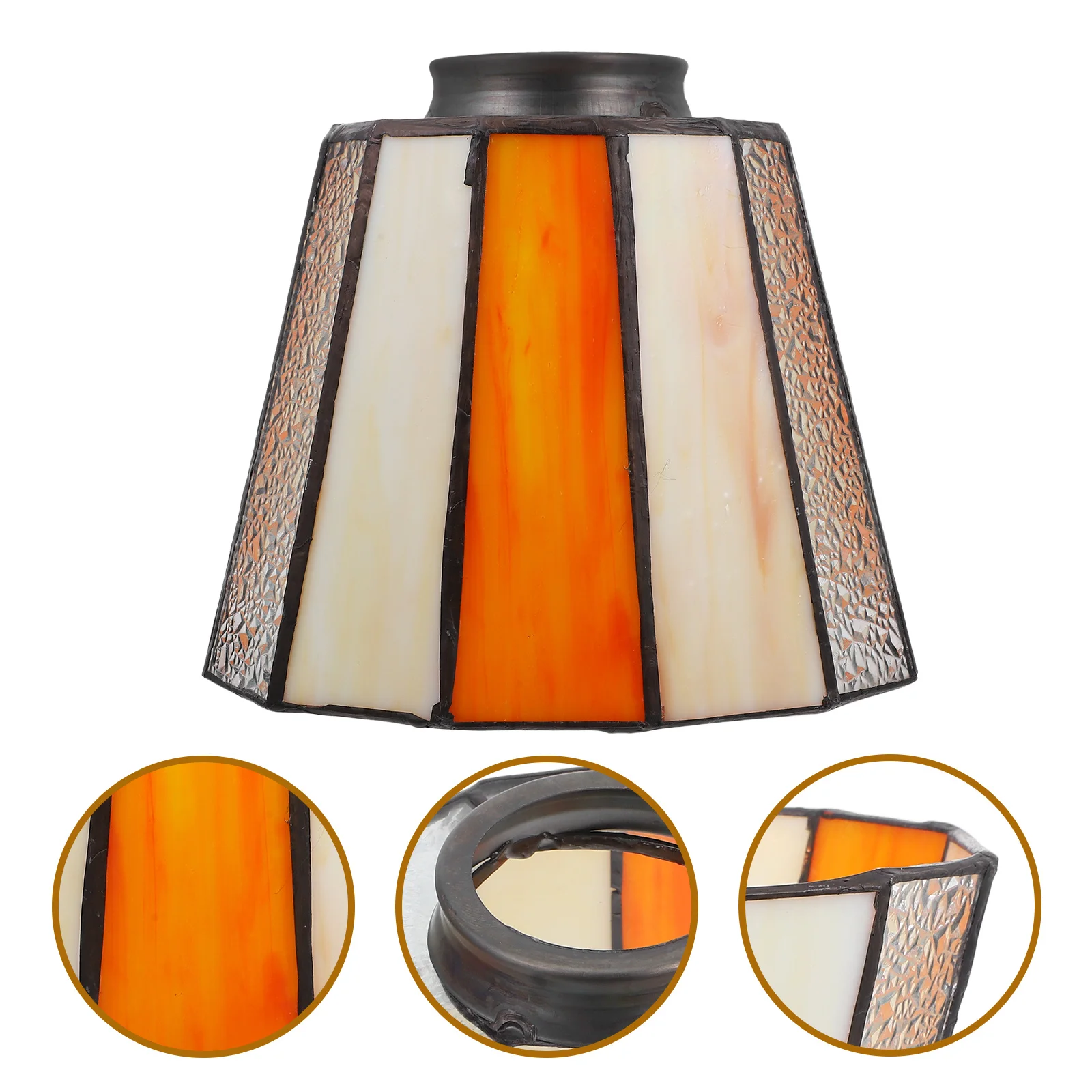 

Decorative Glass Lamp Shade for Indoor Lighting Pendant Wall Sconce Vanity Fixture Unique Stylish Easy Install
