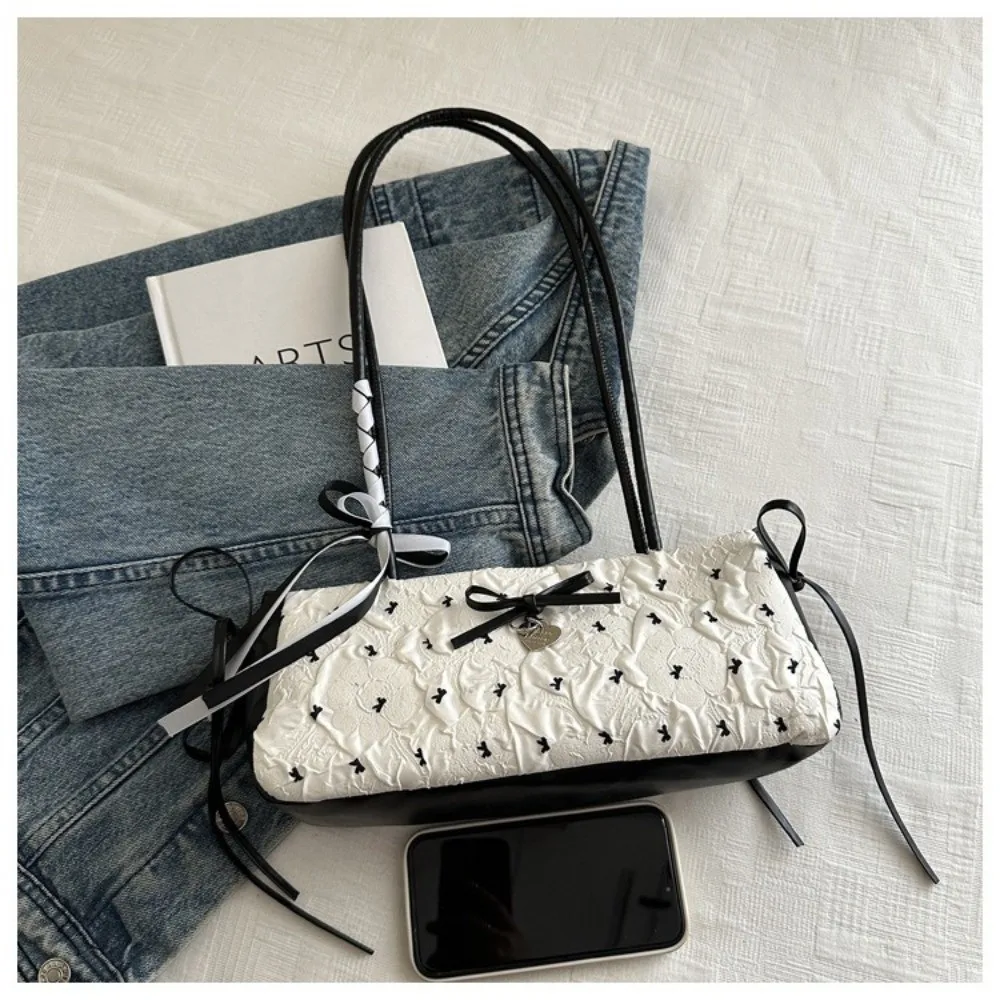 Modische PU-Leder Unterarmtasche im Retro-Stil mit Großer Kapazität, Hobo-Tasche mit Langem Riemen, Crossbody-Taschen – Detail 5