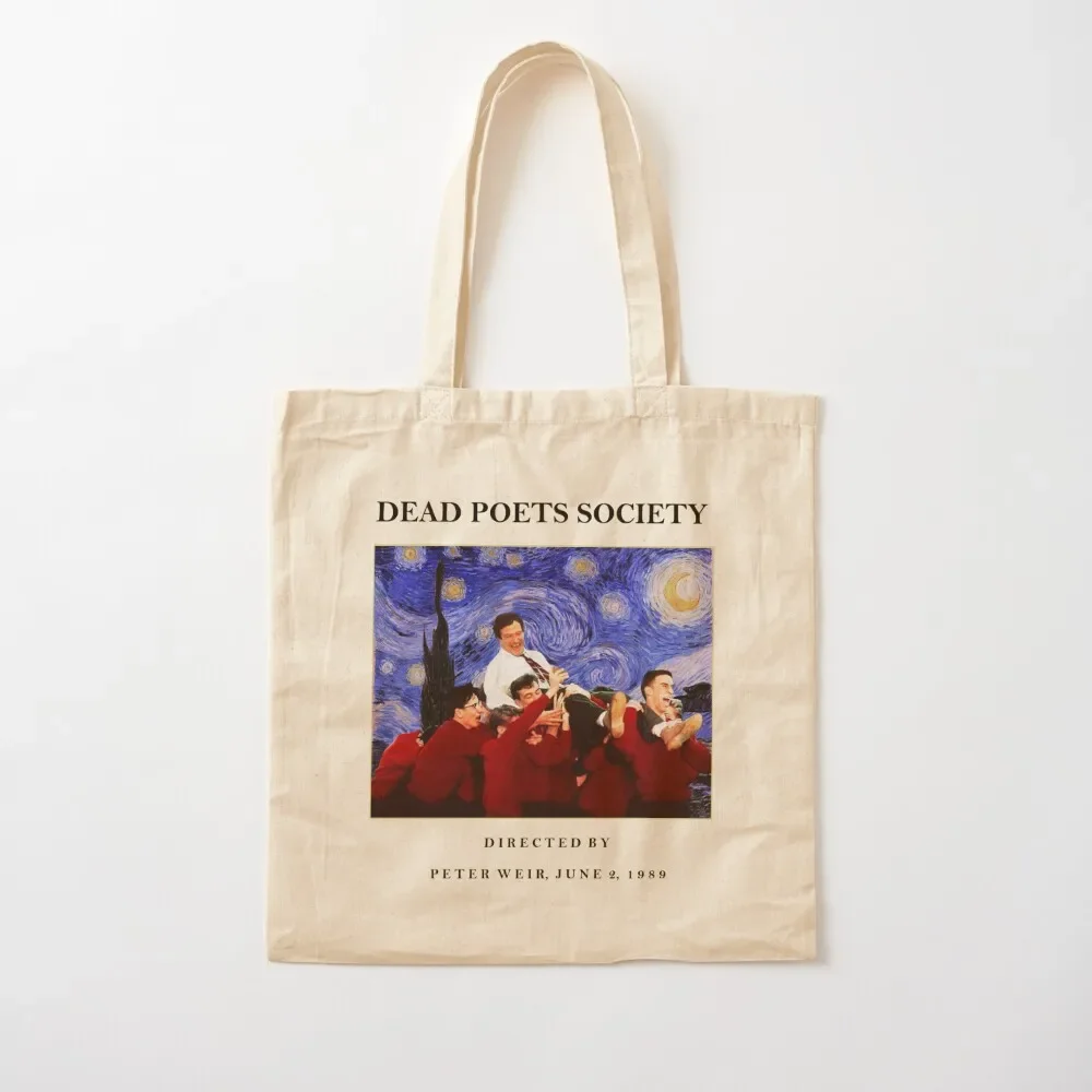 Dead Poets' Society - Darkacademia Tote Bag reusable grocery bags Shopper handbag university shopper bag Tote Bag