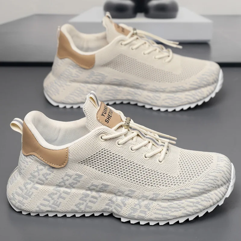 

Men's Luxury Chunky Casual Sneakers Breathable Mesh Lightweight Walking Running Shoes Trendy Men Tennis Shoes Zapatos De Hombre