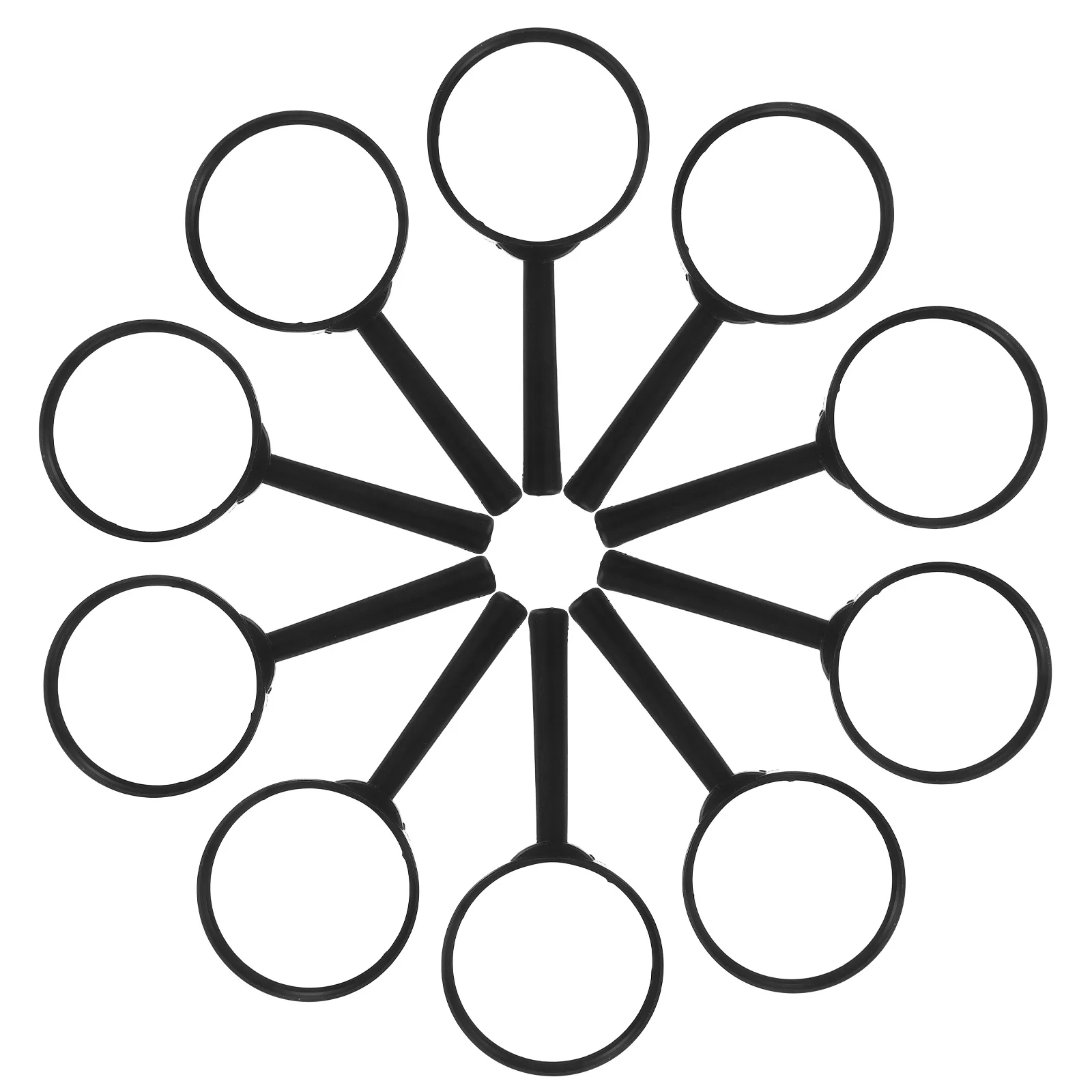 

10Pcs Teaching Handheld Magnifying Glass 3x Portable Science Reading Observation Tool Kids Outdoor Party Handheld Magnifier