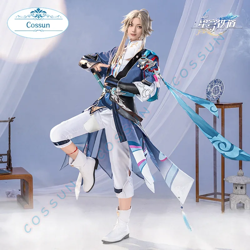 Game Honkai:Star Rail Yanqing Cosplay Yan Qing Cosplay Handsome Halloween Outfits Uniform Anime Cosplay Dress