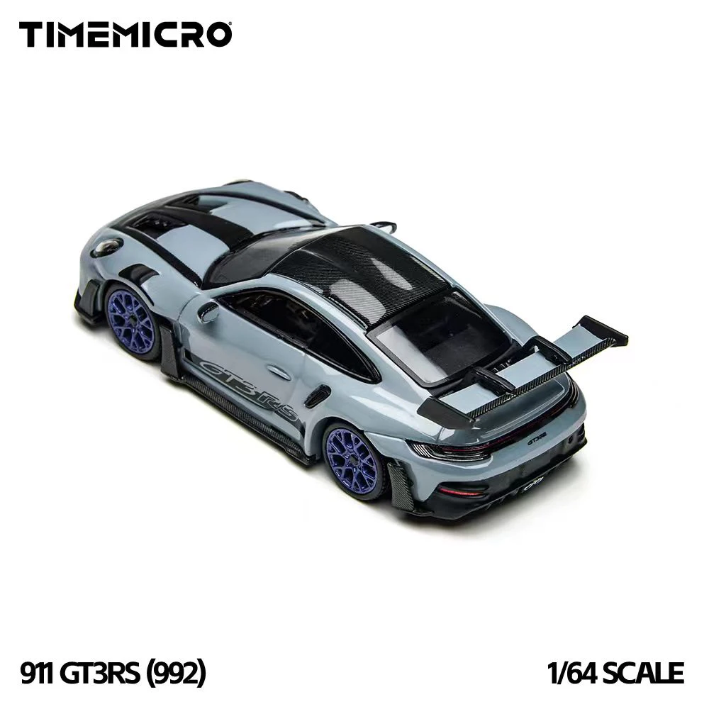 

*Pre-order*TimeMicro1:64 992 GT3 RS Polar Grey Simulation Alloy Car Model for Hobby&Collectibles&Display