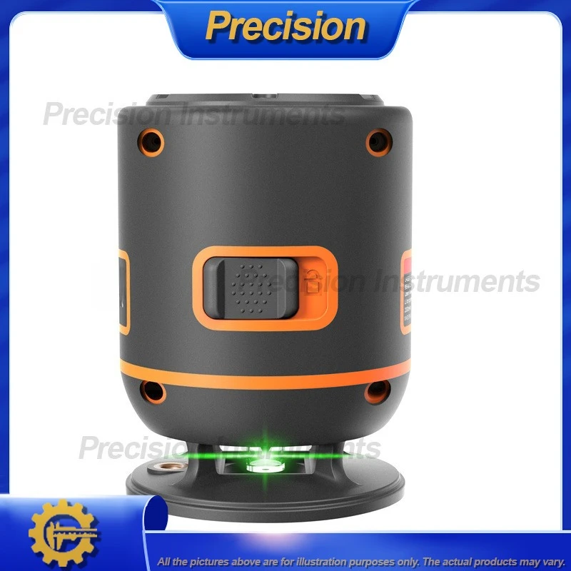 2026 4-Line Laser Level for 360 Degree Green Beam High Precision Compact Layout Tool with Lithium Battery