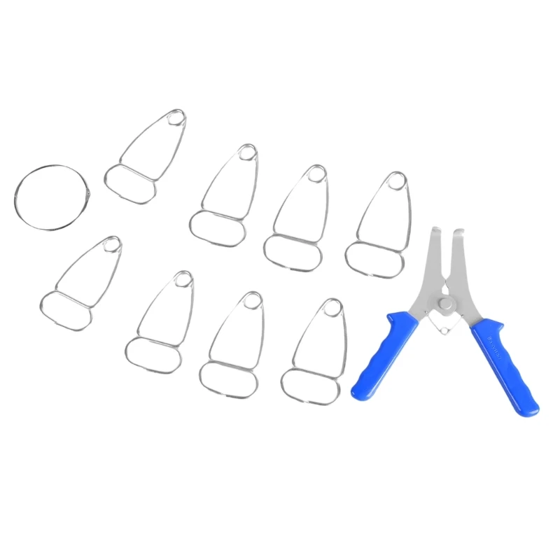 10 PCS Spring Clip Kit For Woodworking Diy Wood Decoration Molds And Photo Frames With Multiple Functions