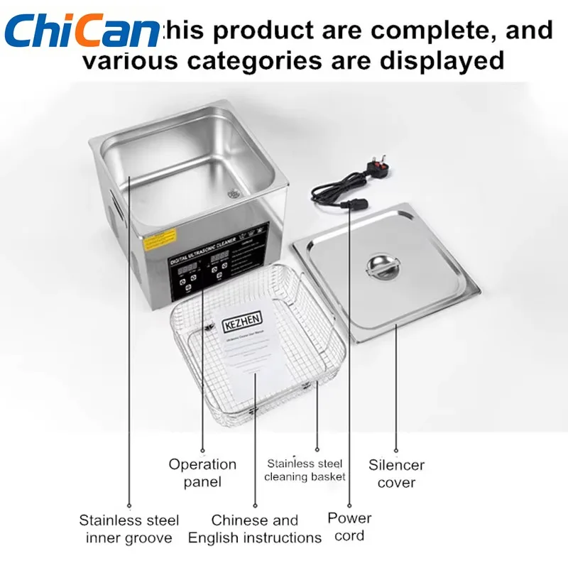 【Hot】3L 120W 40khz Ultrasonic Cleaner  Instrument Industry Hardware Derusting And Degreasing Auto Repair Mother
