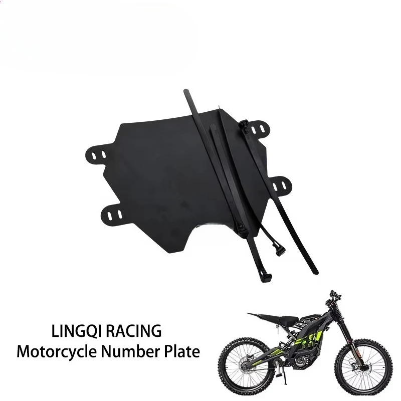 Plastic Front License Number Plate Holder Aftermarket Refit Spare Parts For Off Road Electric Dirt Bike X S Motorcycle Mod
