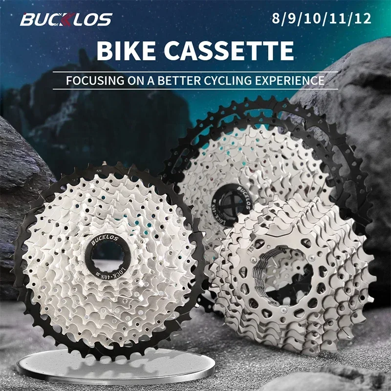 BUCKLOS K7 11V Fahrradkassette 11-Gang Rennrad Mountainbike Kassette 32T 34T 36T 42T 46T 50T 52T MTB Freilauf für Shimano HG – Detail 1