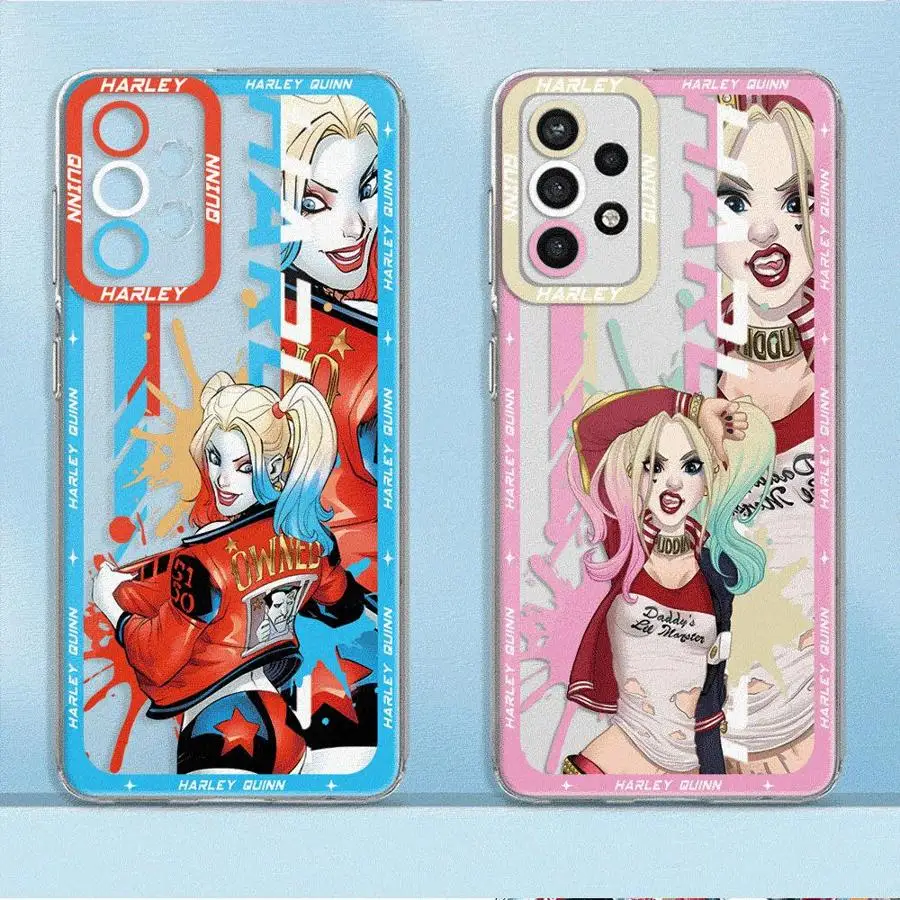 Sexy Girl H-Harley Quinn phone Case for Galaxy A13 A14 A15 A22 A23 A32 A52 4G 5G A24 4G A33 A34 A25 A35 A52s A53 A54 A55 5G