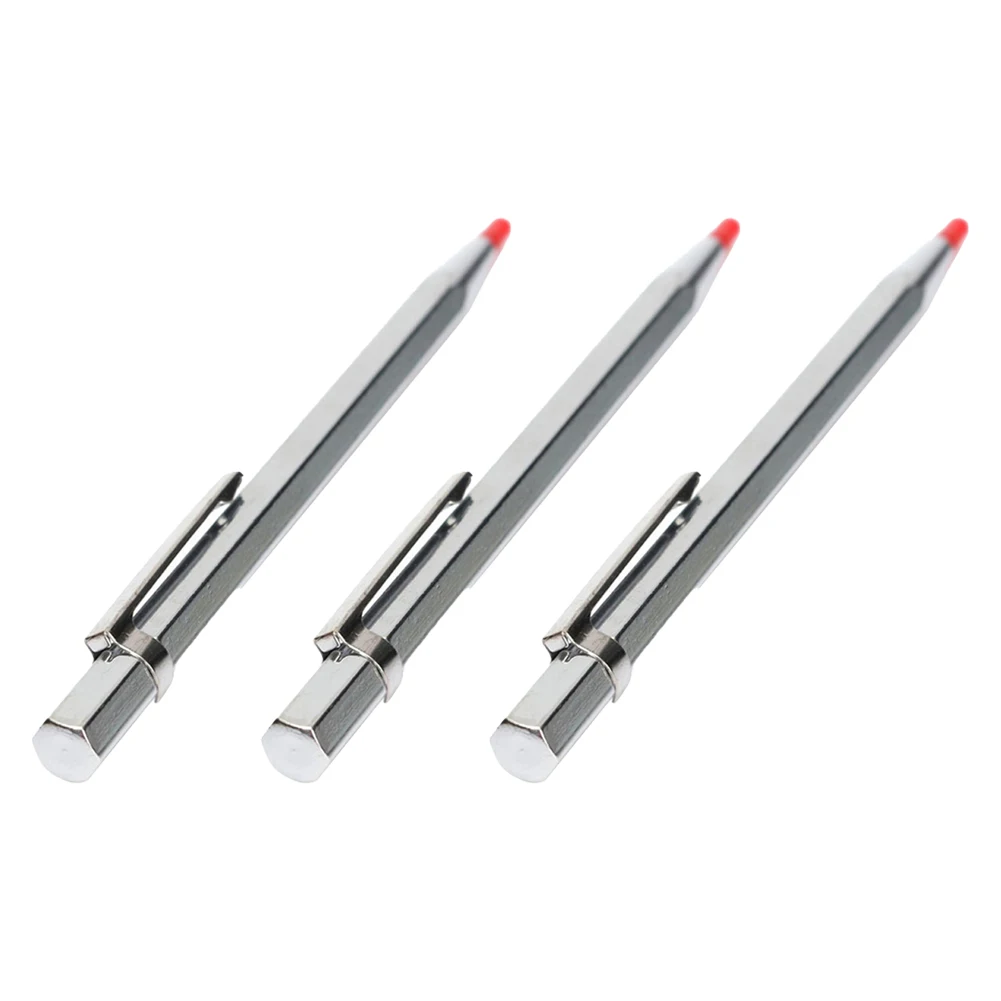 

3*Tungsten Carbide Tip Scriber Marking Etching Engraving Pen Glass Marker Tips Ceramic Cutter Scribing Marking Tools