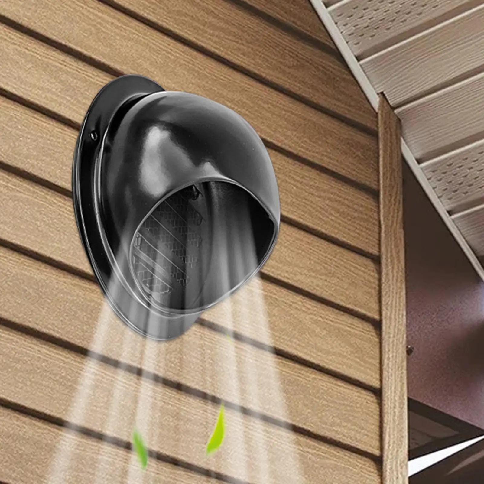 Soffit Vents 100/150mm Round Ventilation Grille with Mesh Pipe Connector for Drying Area Outdoor Living Room Bathroom Warehouses