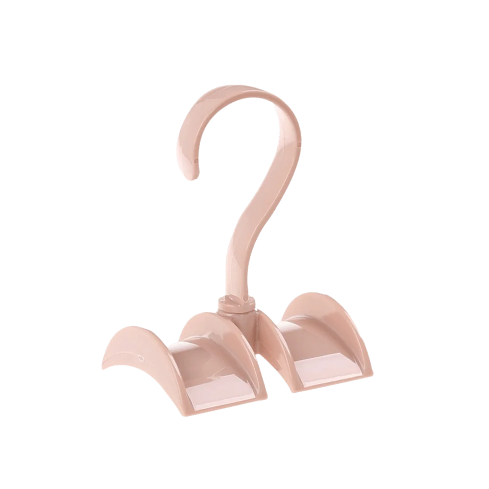 Strong Plastic Rotatable Closet Hanger Pink Width 3.5cm Swivel Storage Hanger Coat Rack Hanger Closet Storage