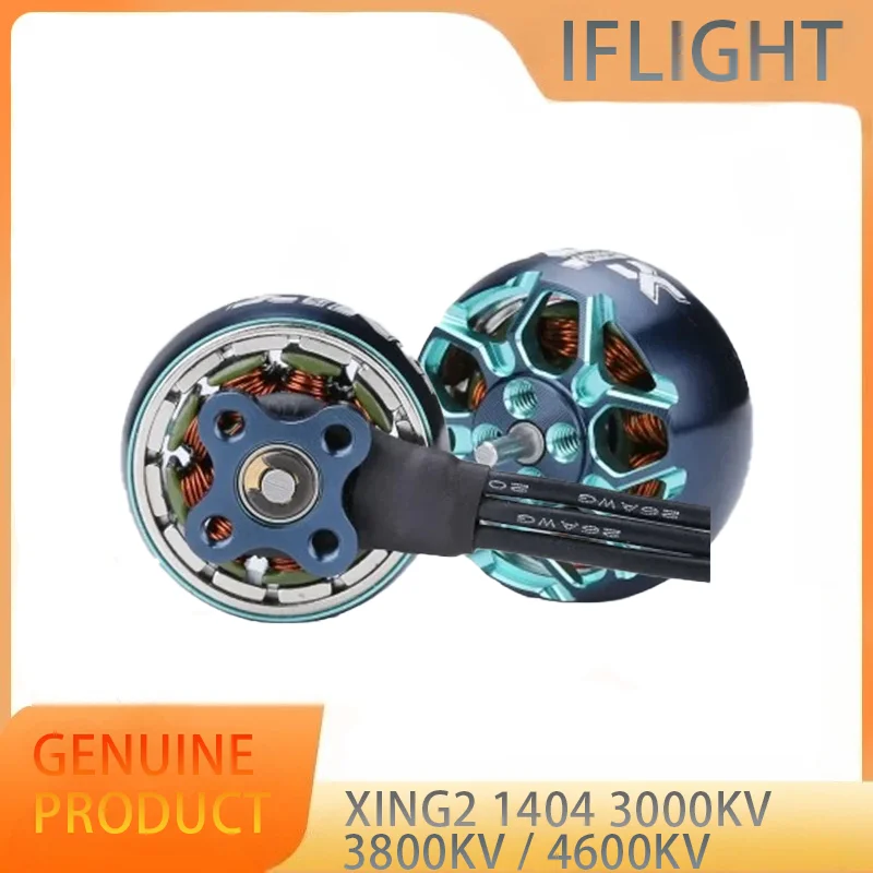 

IFlight XING2 1404 3000KV/3800KV/4600KV 2-4S Toothpick Ultralight Build unibell motor compatible 3-4inch propeller for FPV Drone