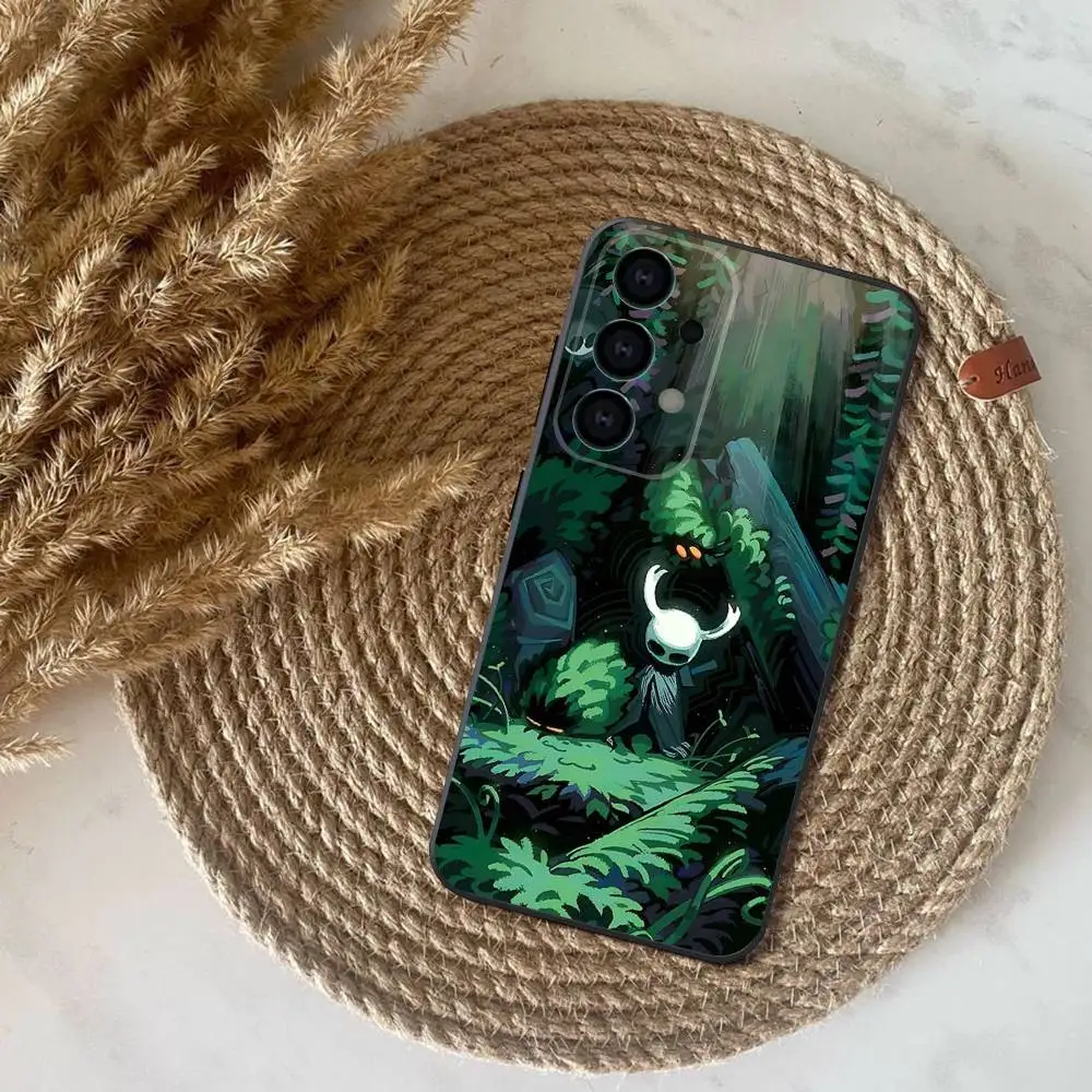 H-Hollow K-Knight Silksong Phone Case For Samsung S25,S24,S21,S22,S23,S30,Ultra,S20,Plus,Fe,Lite,Note,10,9,5G Black Cover