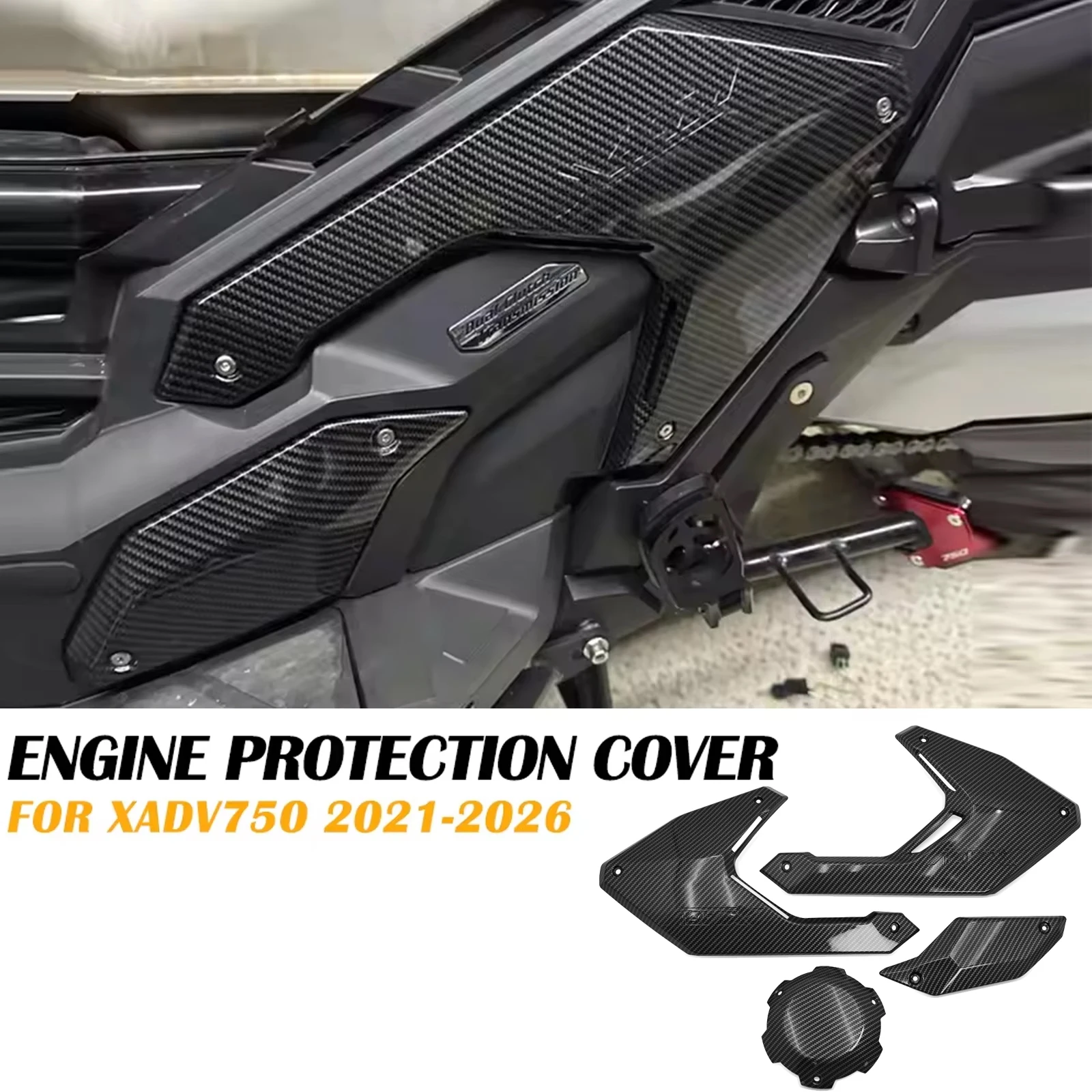 

For Honda X-ADV 750 XADV750 X ADV XADV 2021 2022 2023 2024 2025 2026 Side Panel Frame Cover Cowl Fairing Motorcycle Accessories