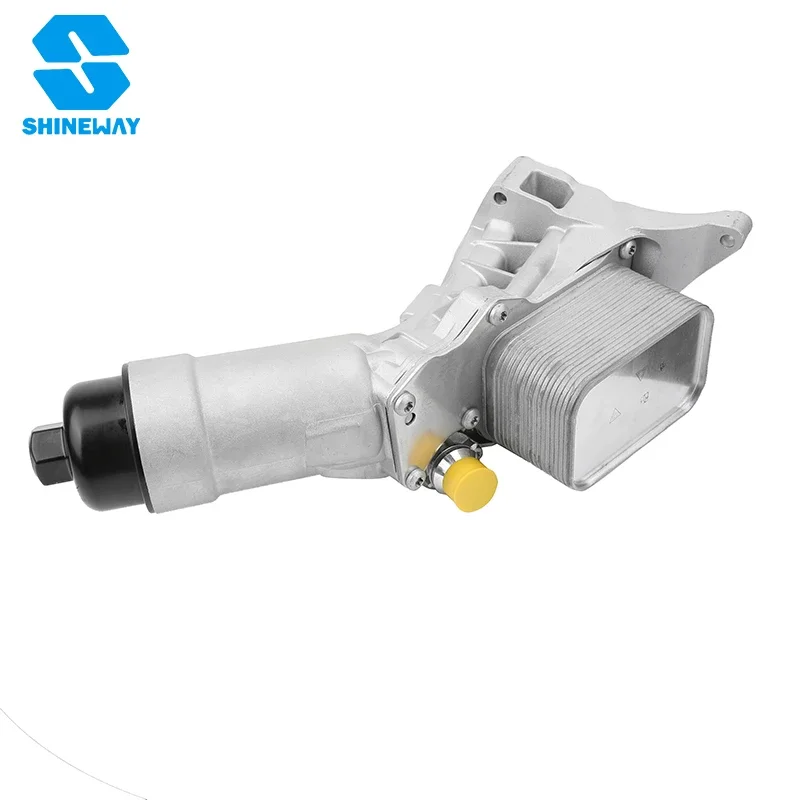 

Shine Way 11428596283 With Gasket Aluminium Engine Oil Cooler Filter Housing For BMW 1 2 3 4 5 6 7 F10 F15 F20 F22 F23 F25 F26