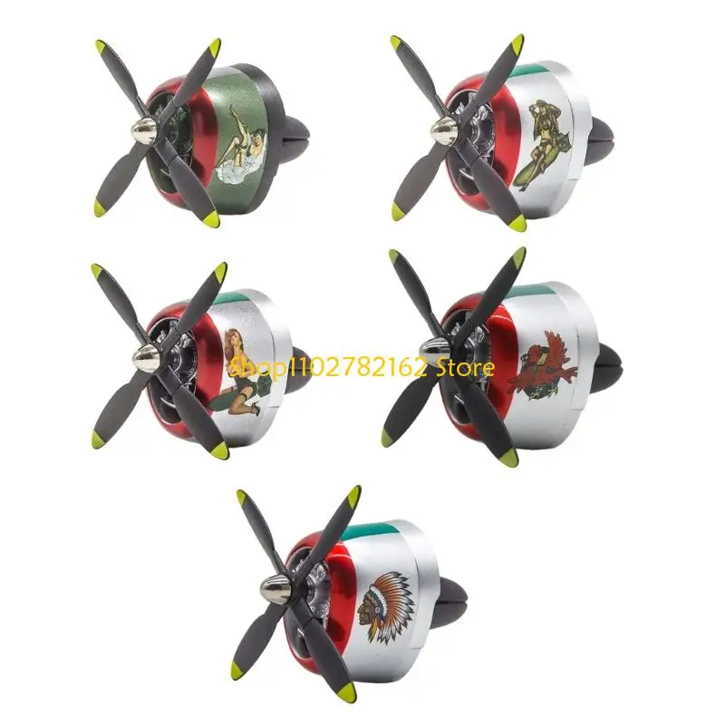 

547B Traditional Warplane Themed air freshener That movements From Wind