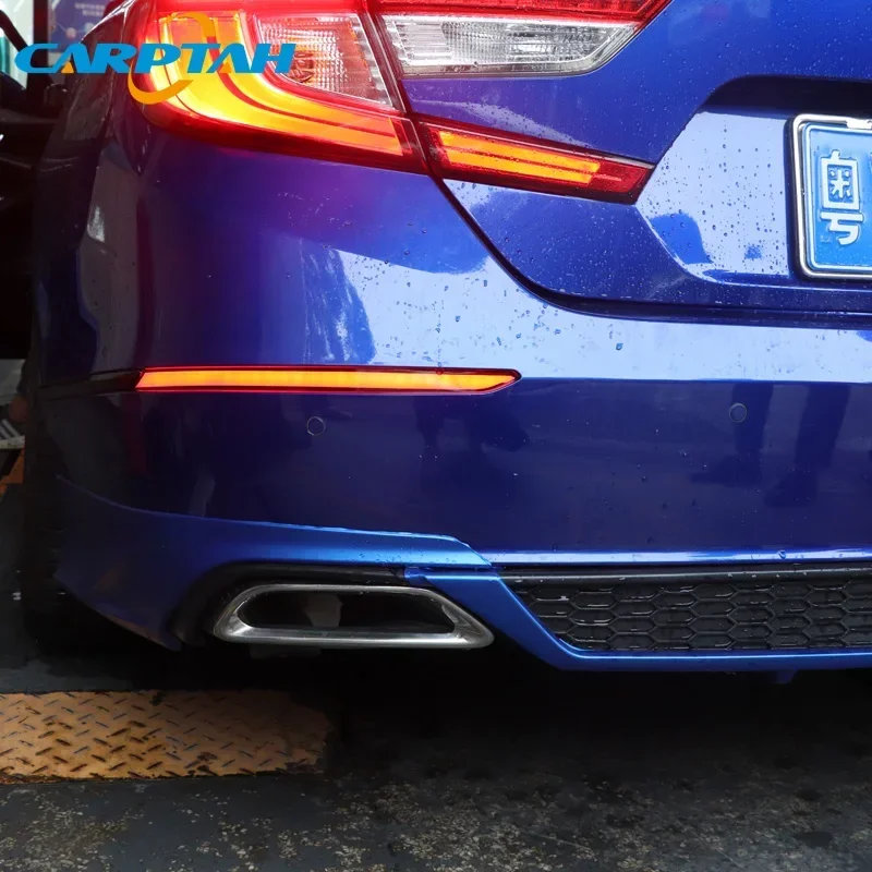 Car LED 12V Rear Bumper Lamps For Honda Accord 10 2018 2019 Brake Light Turn Signal Backup Reflector Lamp Reverse Fog Taillights
