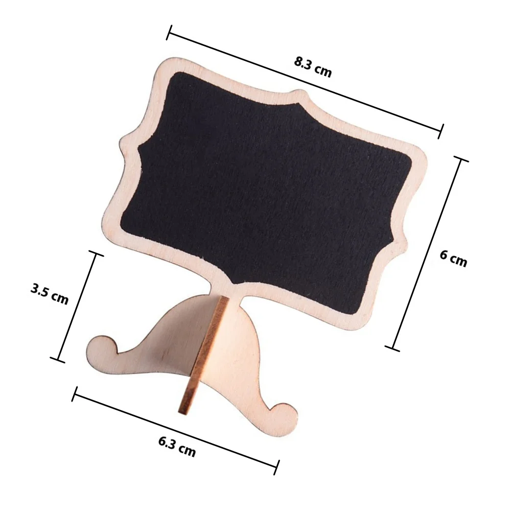 14pcs Mini Blackboard With Stand Lightweight For Wedding Party Table Number Sign Christmas Decor Menu Board