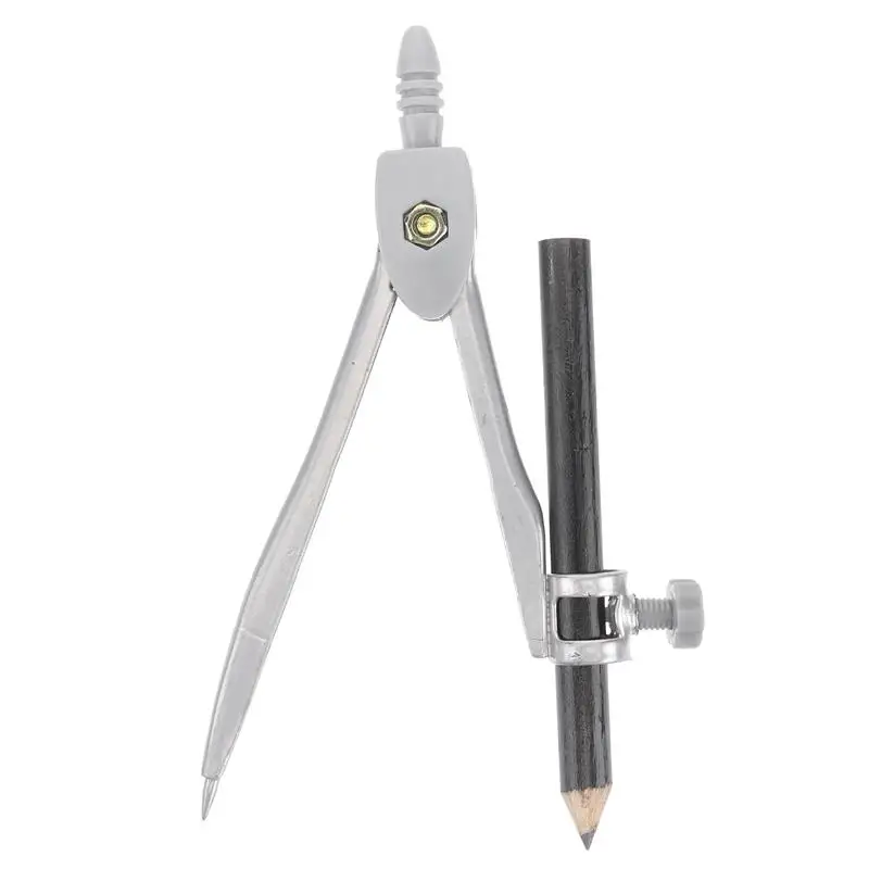 Professional Metal Compass Drawing Set With Pencil Refills Lead School Compass Drawing Set