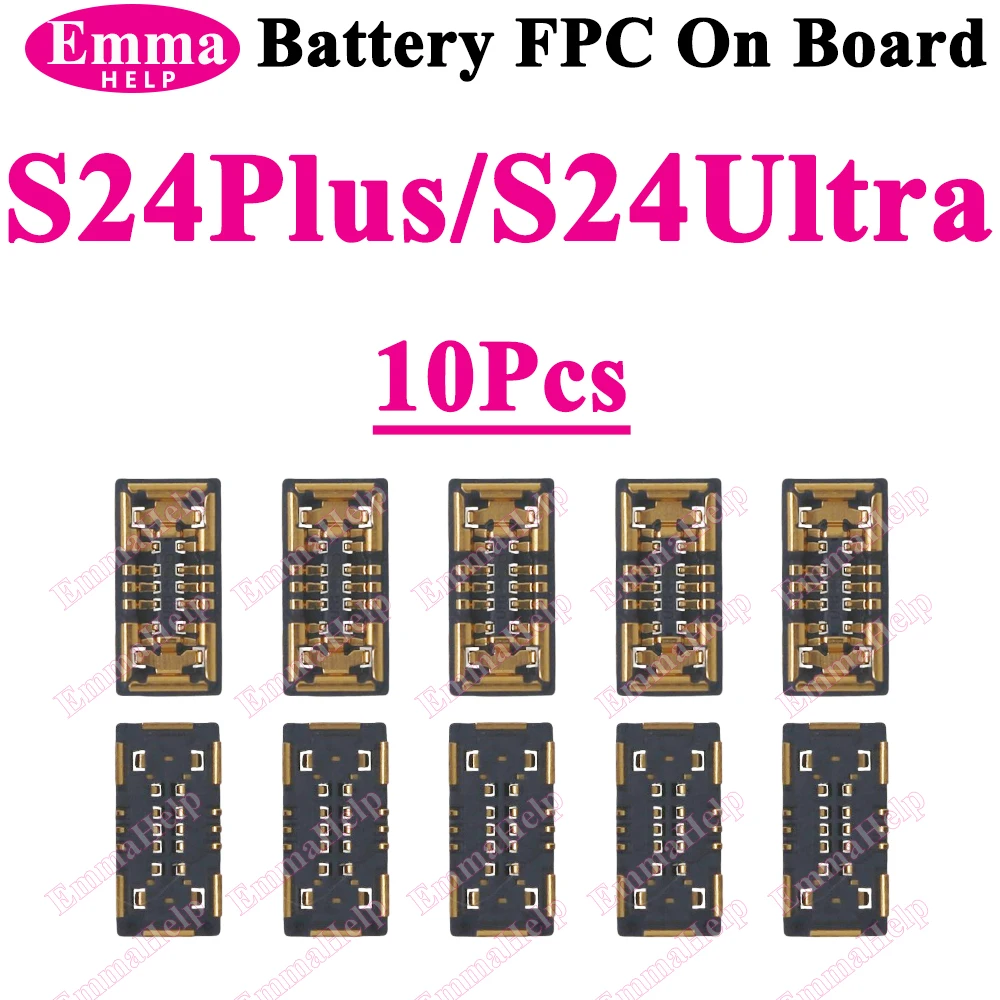 10Pcs Battery FPC Connector FPC for Samsung S24 S23 S22 S21 S20 S10 S10E Note 20 10 Plus S10 Lite On-Board Contactor Clip Plug image 2