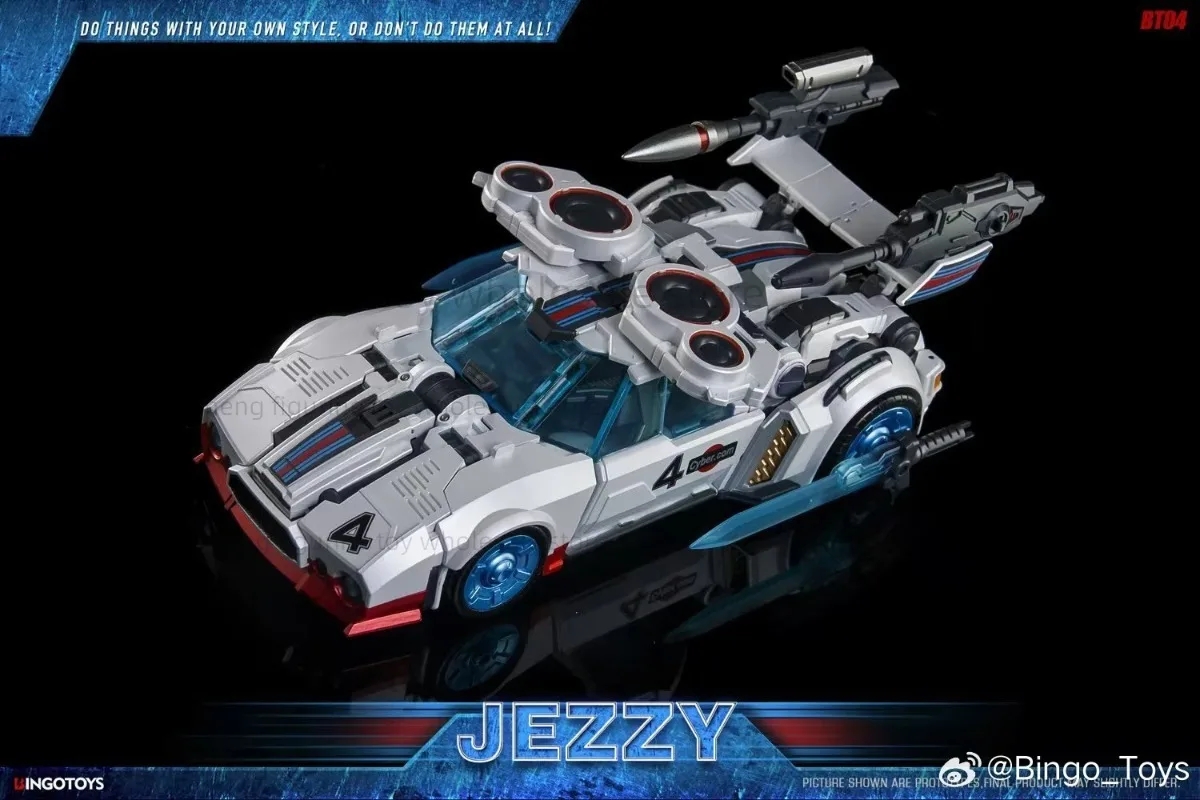 [IN VOORRAAD NU] Transformeerd Speelgoed Bingotoys BT07 BT-07 Jezzy Jazz Auto Action Figure Robot