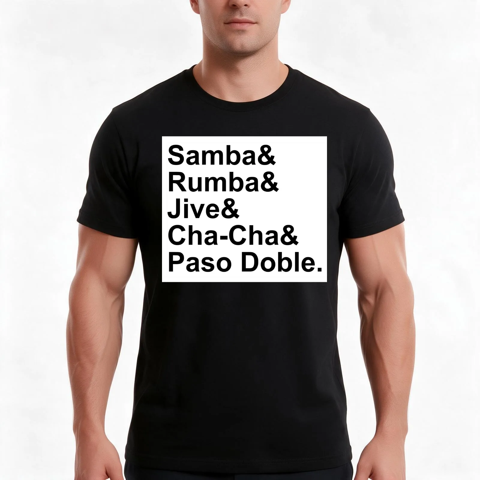Latin Ballroom Dances T-Shirt, Summer Casual Cotton Tee, Oversized Streetwear Tops, Vintage Graphic Print, Unisex Men Women