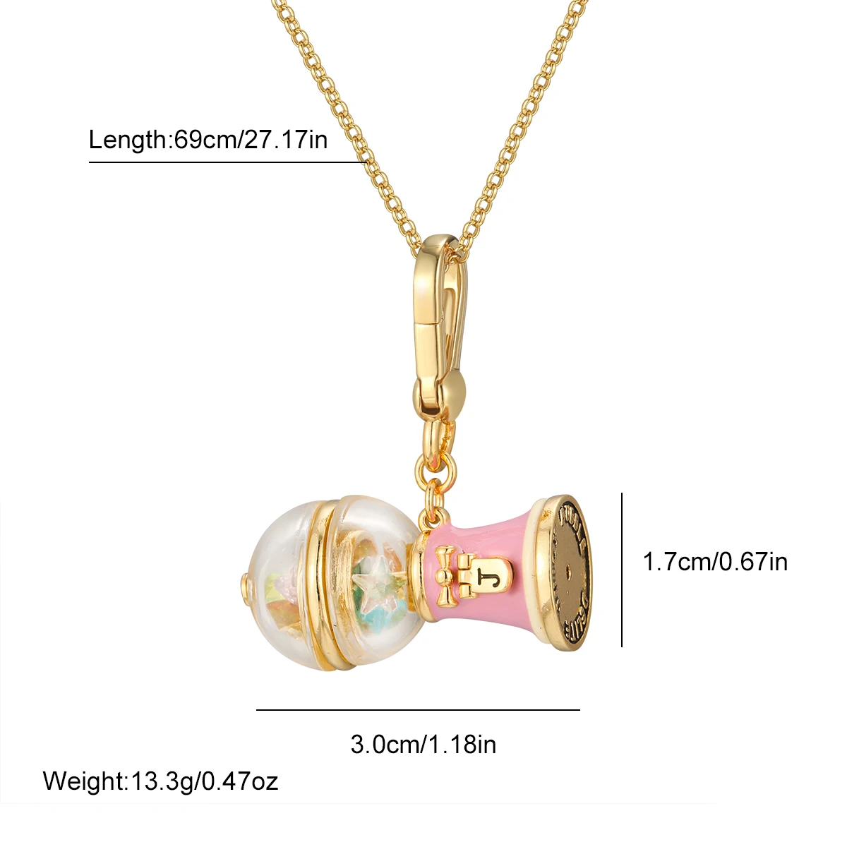 Fashion Sweet Crystal Candy Machine Pendant Necklace for Women Keychain Pendant Cool Romantic Party Jewelry Valentine\'s Day Gift