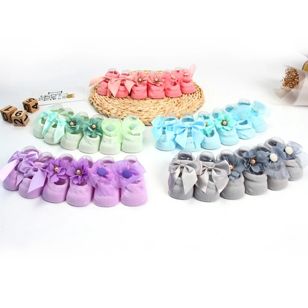 

Toddler Socks Non Slip for Toddlers Non-slip Kids Cotton Gripper Baby Pink Child