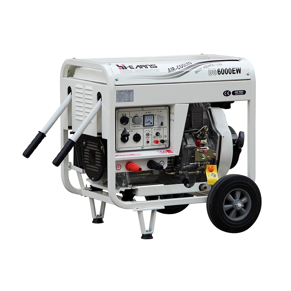 160A 180A 1.8KW Portable die·sel Generator Welding Machine die·sel Welder Generator Price ATS switch