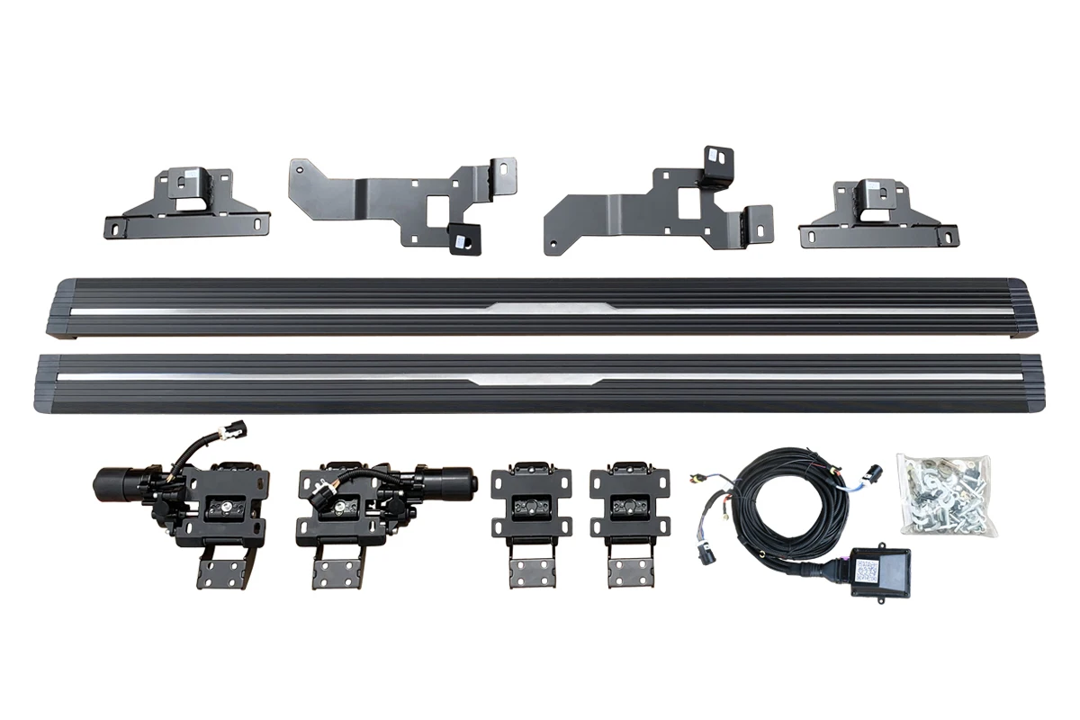 Electric Running Boards Retractable Aluminum Alloy For 4Runner 2014-2024 Side Steps with Carry Bag
