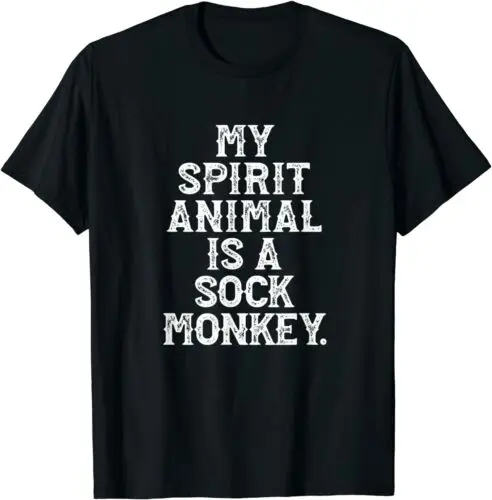  My Spirit Animal is a Sock Monkey Funny T-Shirt