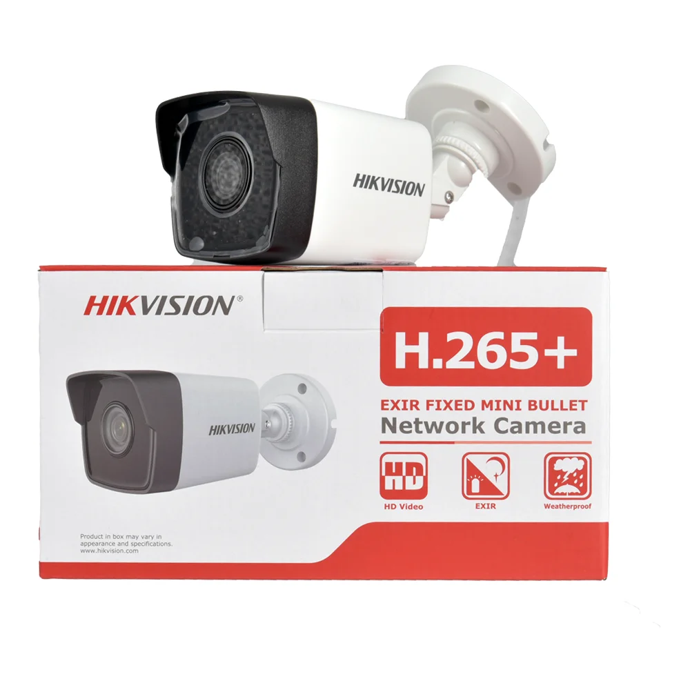 Hikvision IP Camera 4MP Fixed Bullet Network Camera DS-2CD1043G0-I IP67 IR Night Vision Video Surveillance Original Version