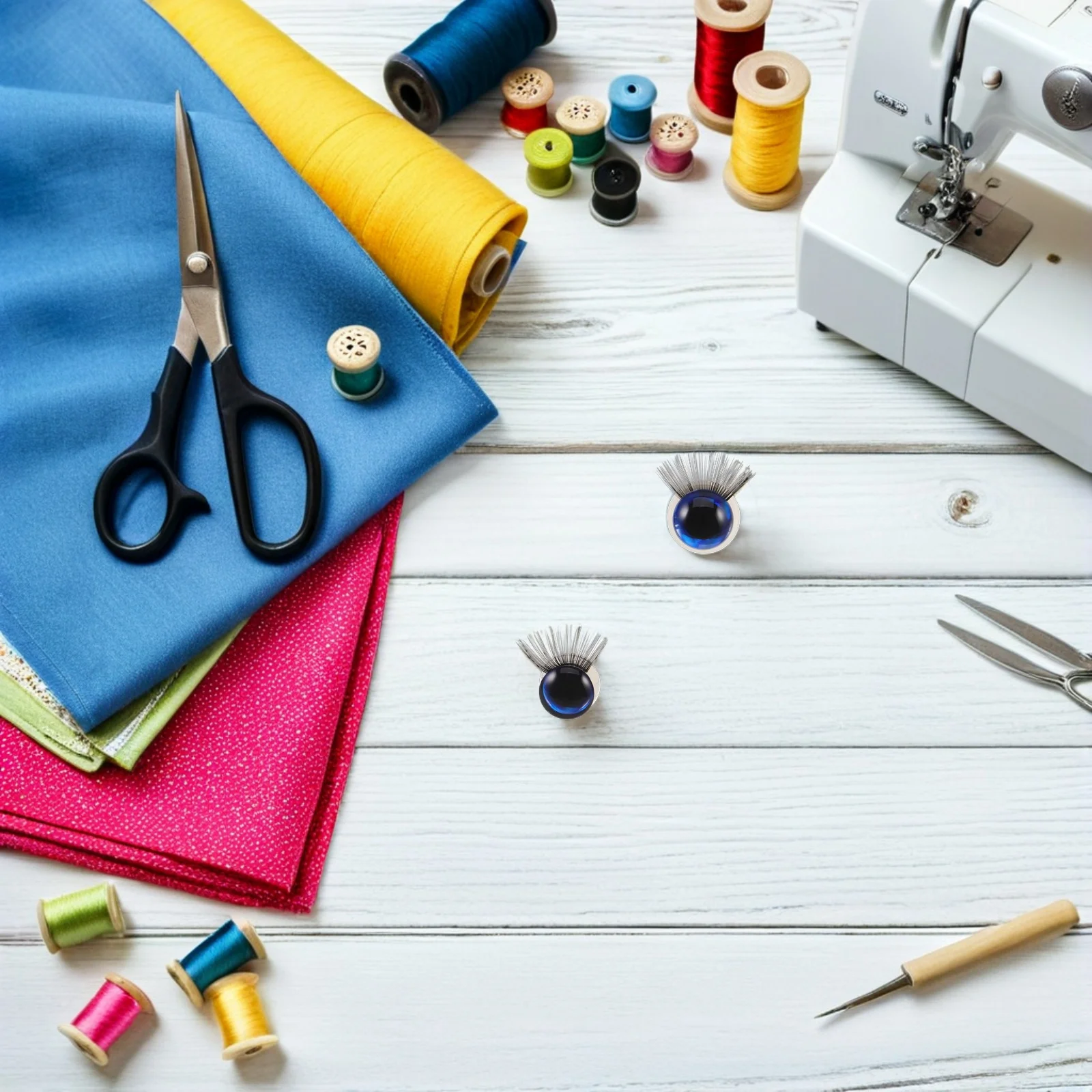 

20pcs Crochet Bear Eyes 12Mm 16Mm Plastic Safety Eyes With Eyelashes For Stuffed Animals Diy Crafting Accessories Craft Projects