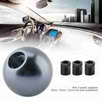Metal Gear Shift Knob Car Manual Knob Gear Shift Head Round Ball Shape Gear Shift Lever
