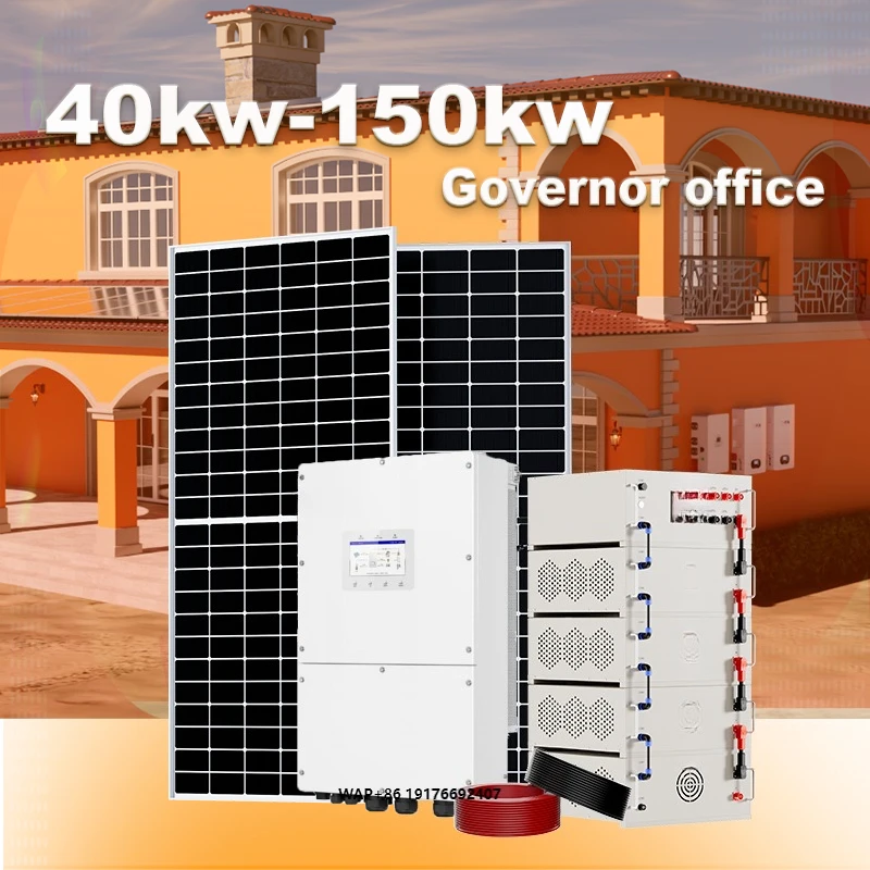 50KW On-Off Grid Solar System 50KW 100KW Solar PV System Smart Hybrid 50000 Watts Solar System Kit