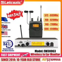 Leicozic In Ear Monitor System EW300G3 IEM Wilress Monitoring Inear Stage Return Music DJ Equipment Professional Sound System