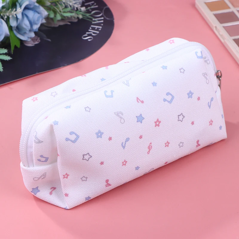 Star Notes Decorated Cute Pencil Box; Cartoon Cat Design; Large Capacity For School Office Supplies; Best Student Gifts.