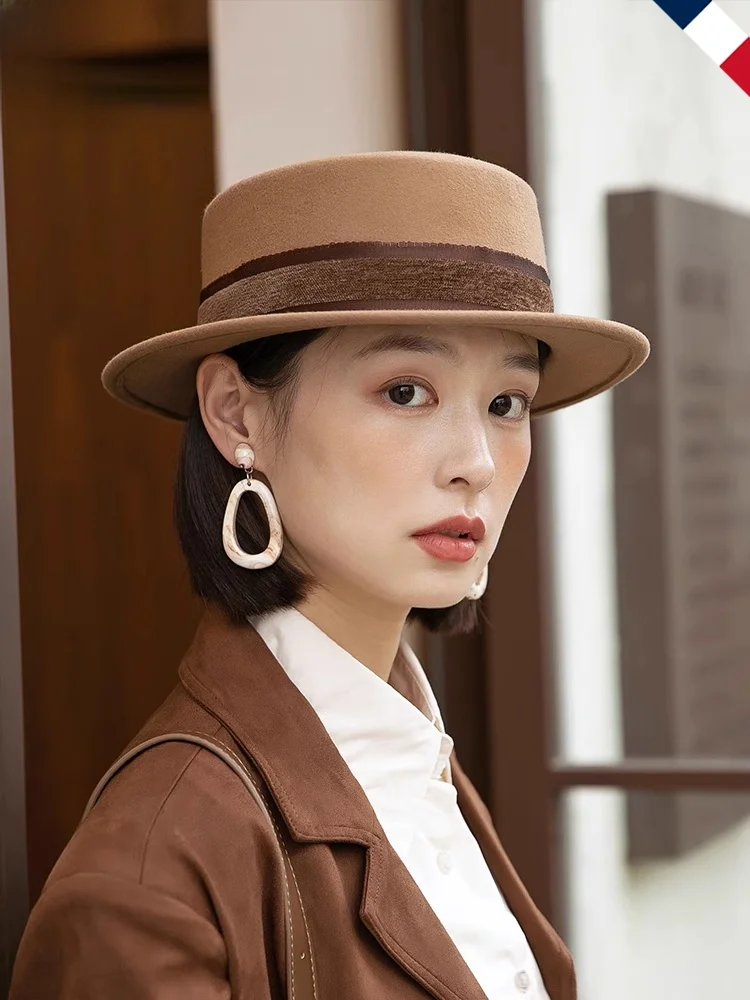 faionable-femmes-laine-feutre-plat-chapeau-automne-hiver-paul-retro-sle-casquette-decontracte-universel-g-usage-quotidien-chapeau