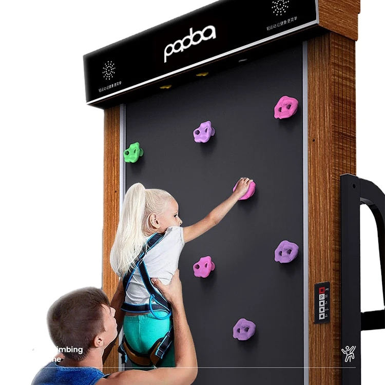 PAOBA HOT SALE New design indoor electric portable rock climbing machine, climbing treadwall, endless climbing wall best deal