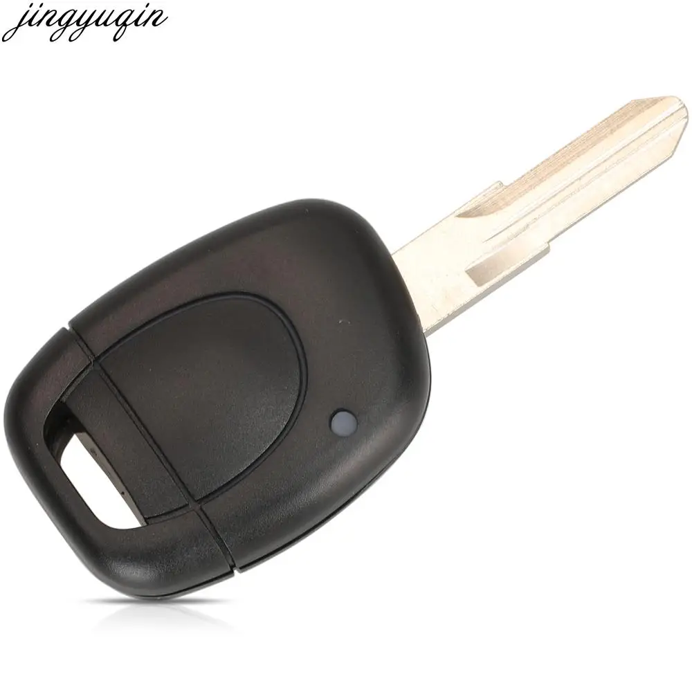 Jingyuqin Remote Car Key Case Shell For Renault Clio II 2001-2008 Symbol 2011 Kangoo 2002-2004 NE72 VAC102 No Battery Holder