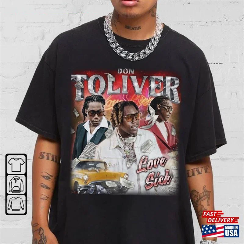 Don Toliver Rap Shirt Hiphop Rapper Gift Unisex T-Shirt All Size