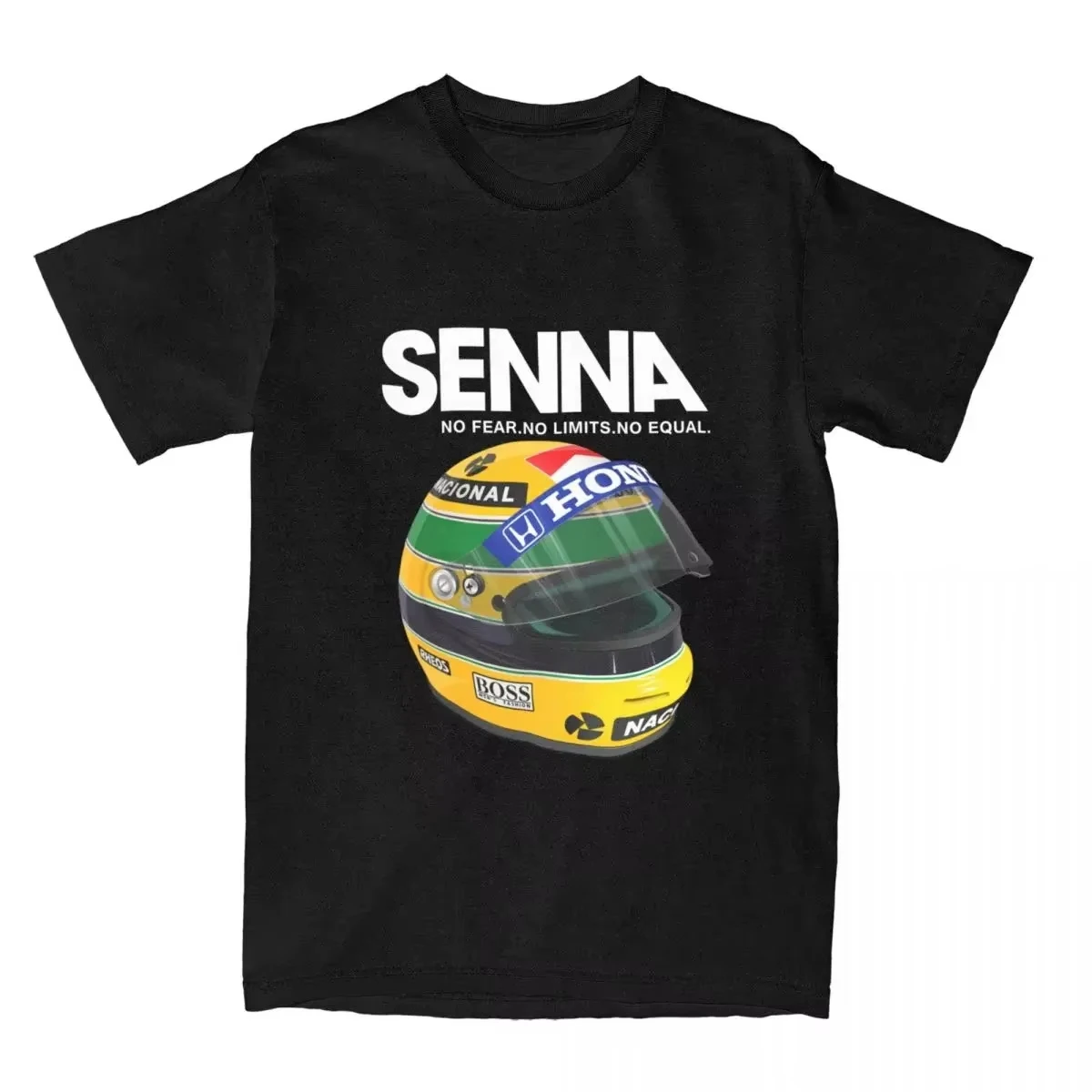 2025 Streetwear Men T Shirt Casual Ayrton Senna Brazilian Formula 1 Legend T-shirt Graphic Oversized Breathable Fashion tee tops