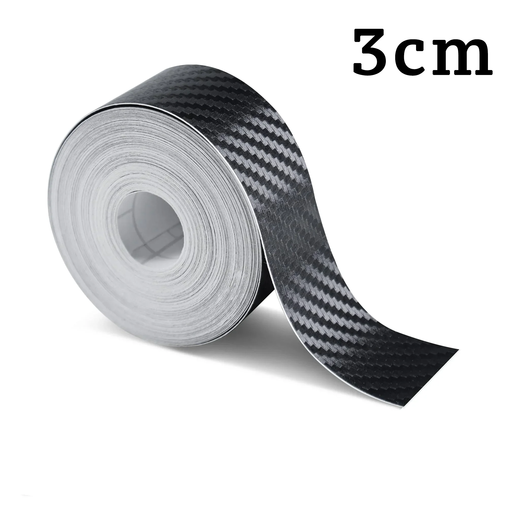 1-10 m Nano Koolstofvezel Auto 3D Wrap Tape Sticker Deur Spiegel Plakken Protector Strip DIY Bescherming film Waterdicht Lijm Vinyl