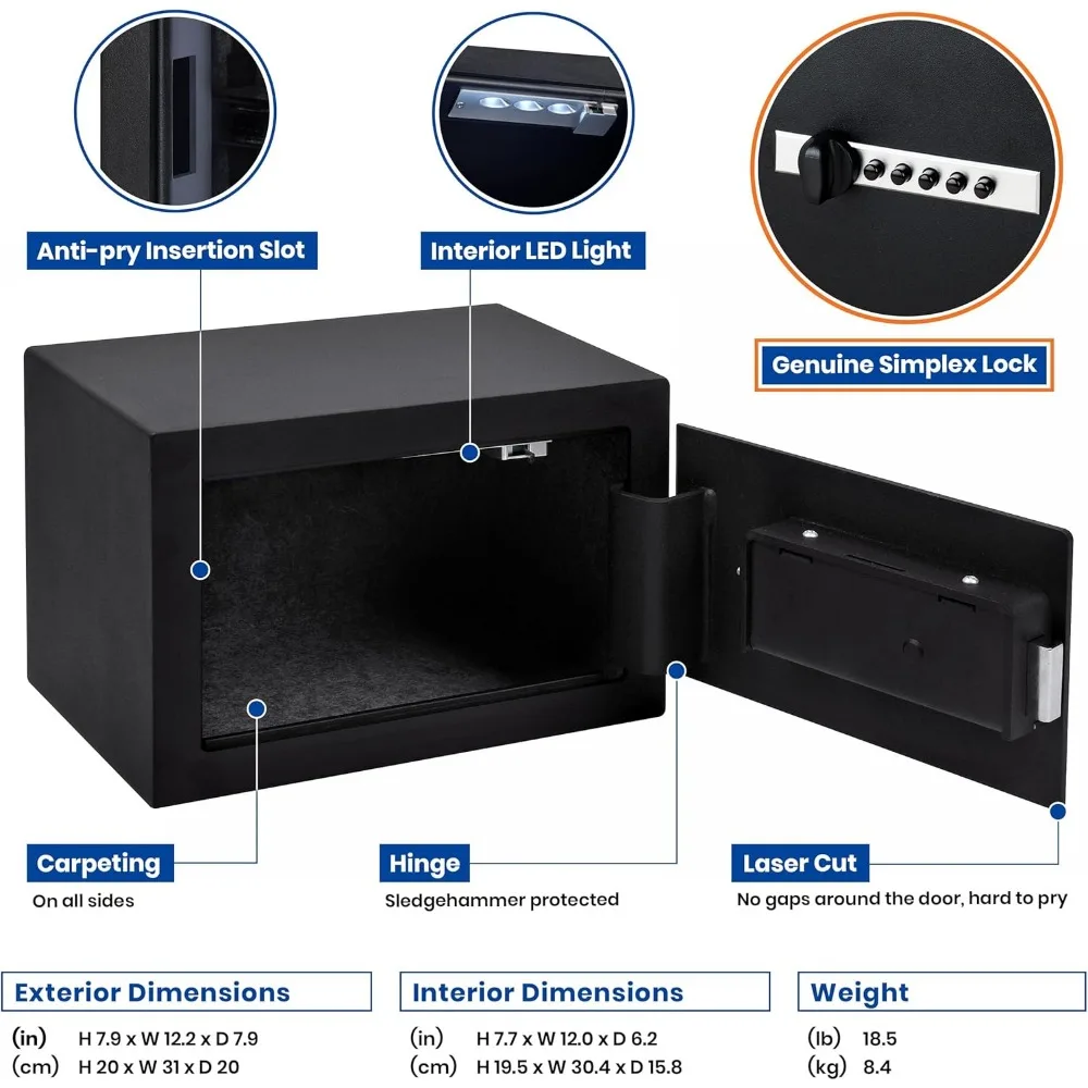 seguro de bloqueio simplex mecânico pequeno e resistente para múltiplos pistolas e pistolas