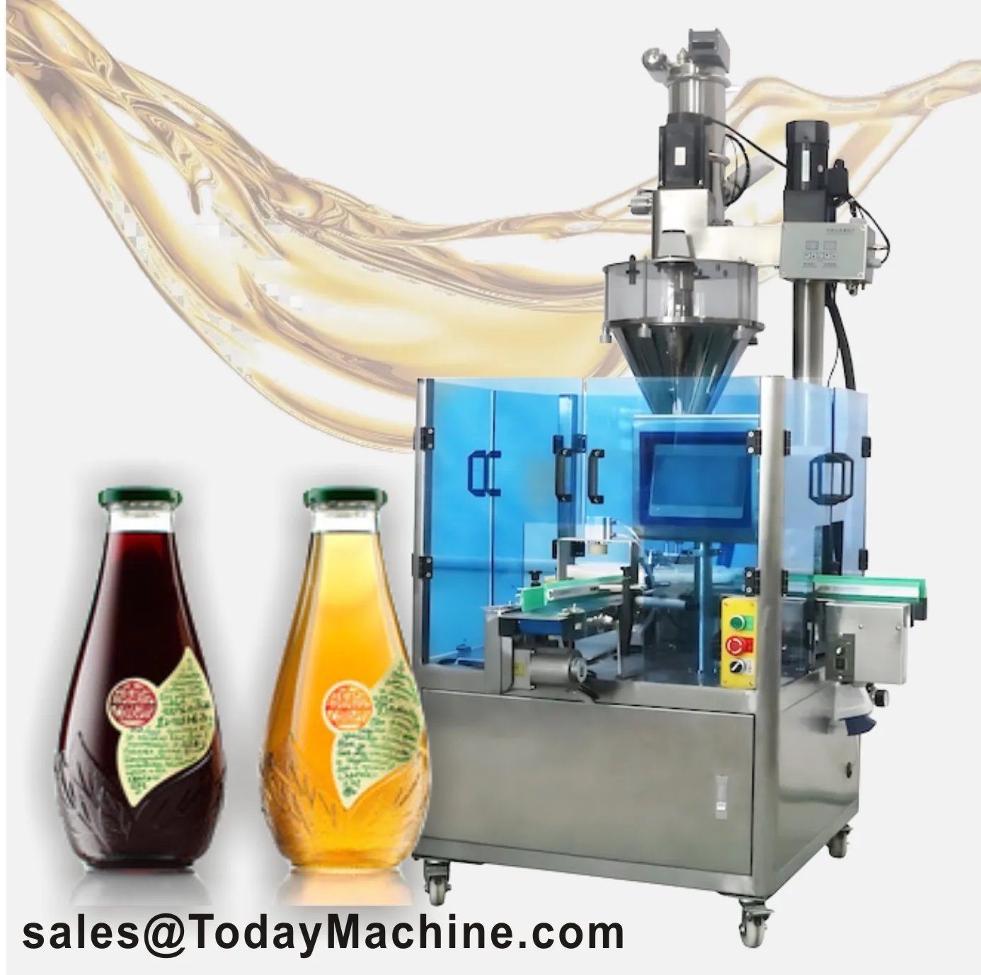 Automatic Rotary 3 In 1 Pet Plastic Bottled Water Filling Machine For Purified Pure Mineral Spring Drinking Water